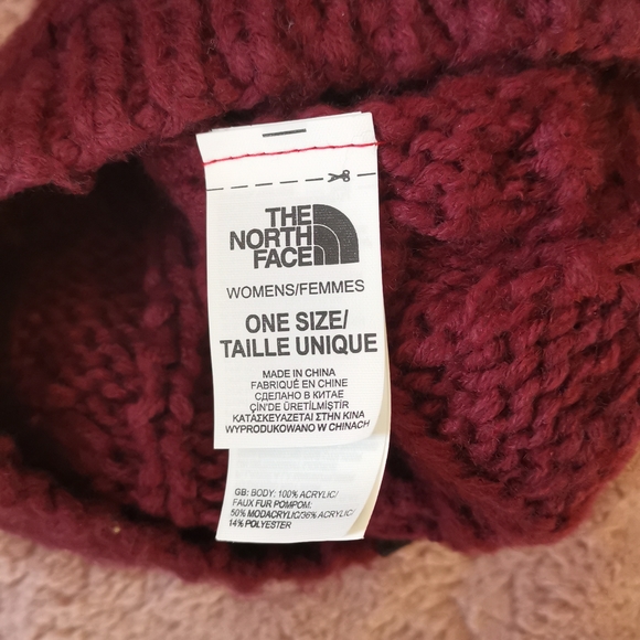 The North Face Women's Fur Pom Beanie - Picture 3 of 3